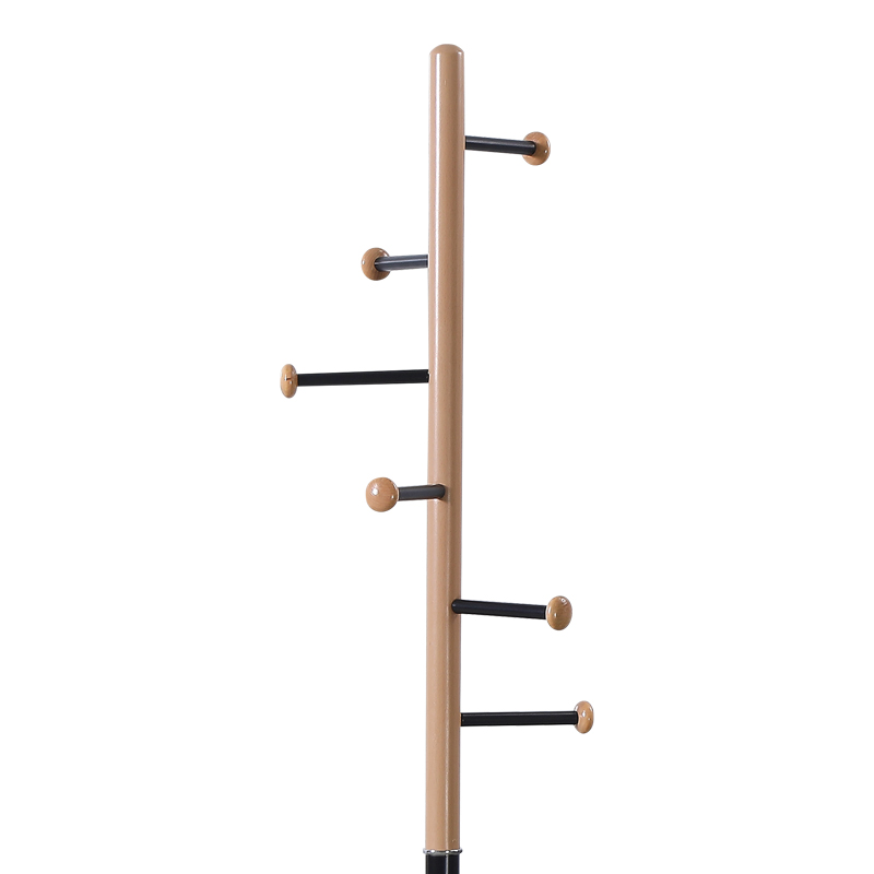 Varëse rrobash Serea pakoworld metalike në ngjyrë të zezë-natyrale D30x175cm