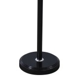Varëse rrobash Serea pakoworld metalike në ngjyrë të zezë-natyrale D30x175cm