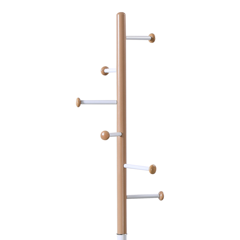 Varëse rrobash Serea pakoworld metalike në ngjyrë të bardhë-natyrale D30x175cm