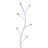 Varëse rrobash Portu pakoworld metalike në ngjyrë të bardhë-natyrale D30x170cm