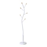 Varëse rrobash Portu pakoworld metalike në ngjyrë të bardhë-natyrale D30x170cm