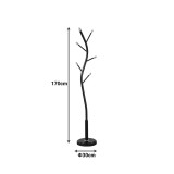 Varëse rrobash Portu pakoworld metalike në ngjyrë të bardhë-natyrale D30x170cm