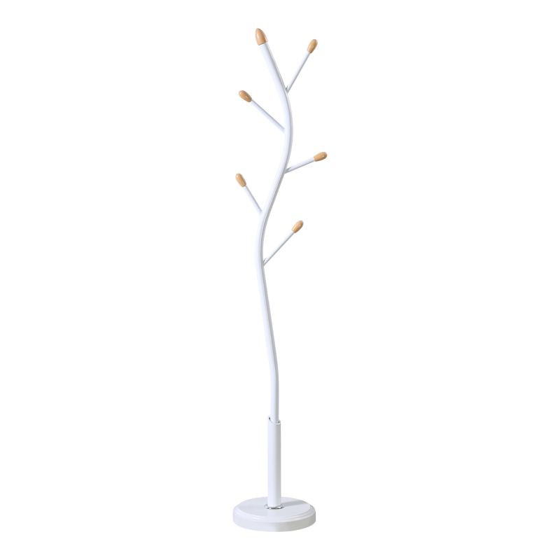 Varëse rrobash Portu pakoworld metalike në ngjyrë të bardhë-natyrale D30x170cm