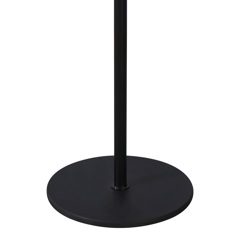 Varëse rrobash Tebera pakoworld metal në ngjyrë të zezë D30x170cm