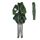 Karrige plazhi-kampingu Pesca pakoworld metal-pëlhurë e papërshkueshme nga uji në nuancë kaki 55x55x95cm