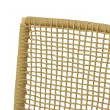 Fotel Weave pakoworld i palosshëm alumini-pe litar në nuancë bezhë 57x63x86cm