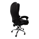 Karrige zyre drejtori me mbështetëse këmbësh Worko pakoworld pu në nuancë të zezë 53x69x114-122cm