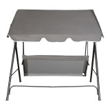 Hark kopshti Globo pakoworld metal i zi-pëlhurë antracit 170x110x153cm