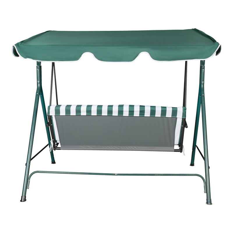 Shilarës kopshti Globo pakoworld metal jeshil-copë në nuancë të bardhë-jeshile 170x110x153cm