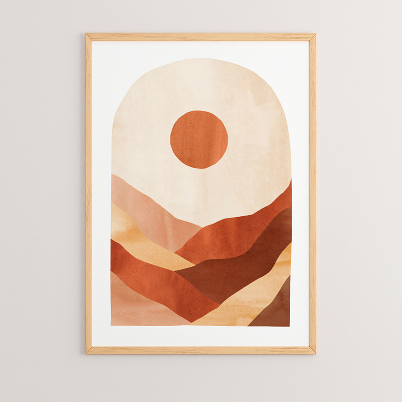 Art muri në kornizë Seby pakoworld me print dixhital 33x1.5x48cm