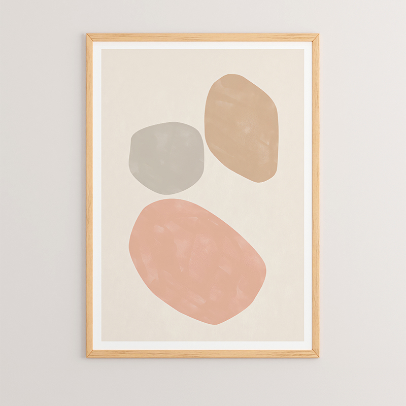 Art muri në kornizë Sela pakoworld me print dixhital 33x1.5x48cm