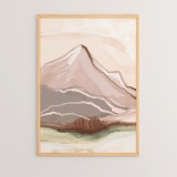 Art muri në kornizë Mons pakoworld me print dixhital 33x1.5x48cm