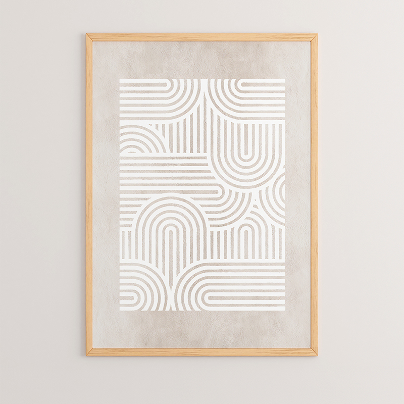 Art muri në kornizë Liny pakoworld me print dixhital 33x1.5x48cm