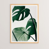 Art muri në kornizë Leafy pakoworld me print dixhital 33x1.5x48cm