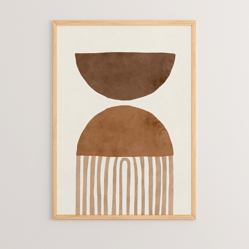 Art muri në kornizë Serby pakoworld me print dixhital 33x1.5x48cm