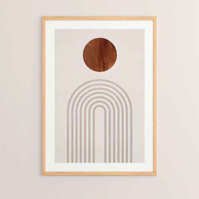 Art muri në kornizë Linoua pakoworld me print dixhital 33x1.5x48cm