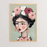 Art muri në kornizë Kalinian pakoworld me printim dixhital 33x1.5x48cm