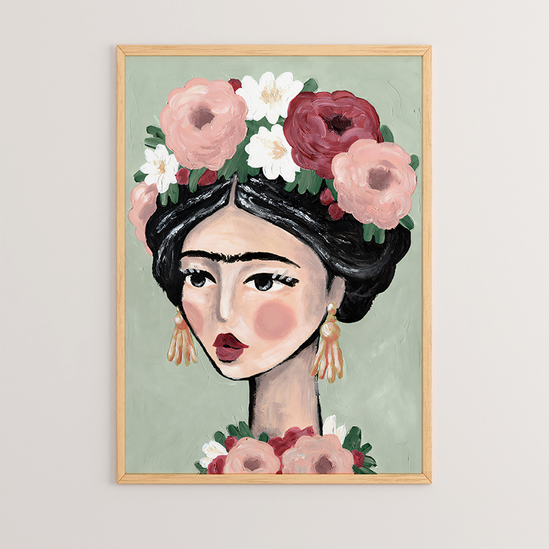 Art muri në kornizë Kalinian pakoworld me printim dixhital 33x1.5x48cm