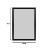 Art muri në kornizë Lemonte pakoworld me print dixhital 33x1.5x48cm