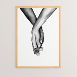 Art muri në kornizë Lovely pakoworld me print dixhital 33x1.5x48cm