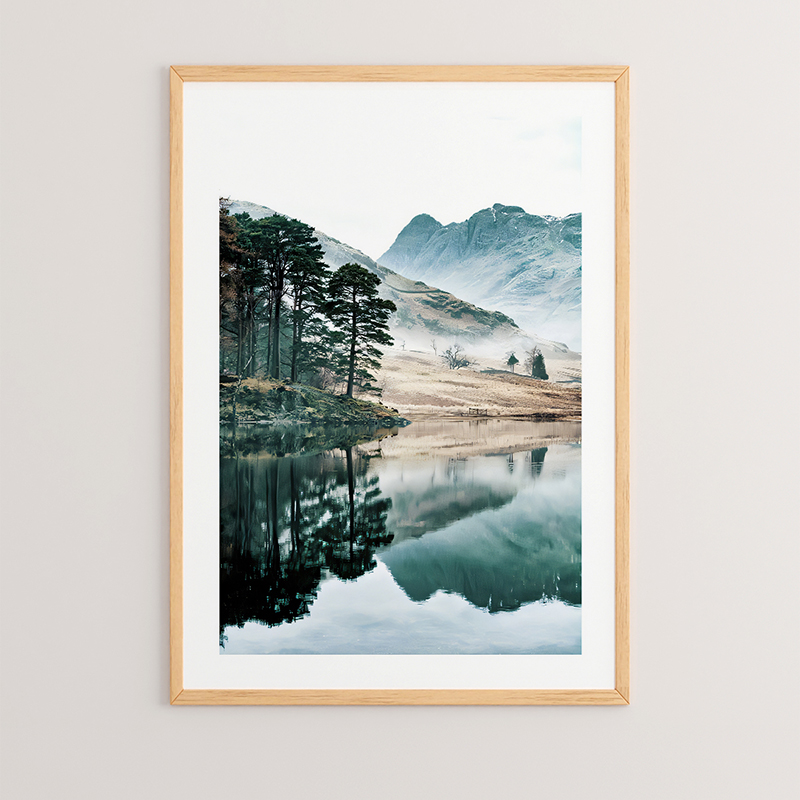 Art muri në kornizë Zerzy pakoworld me print dixhital 33x1.5x48cm