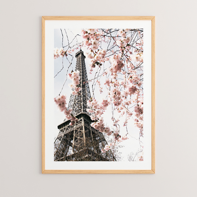 Art muri në kornizë Pariza pakoworld me print dixhital 33x1.5x48cm