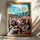 Art muri në kornizë Heavento pakoworld me printim dixhital 33x1.5x48cm