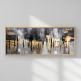 Art muri në kornizë Goldery pakoworld me printim dixhital 120x2x50cm