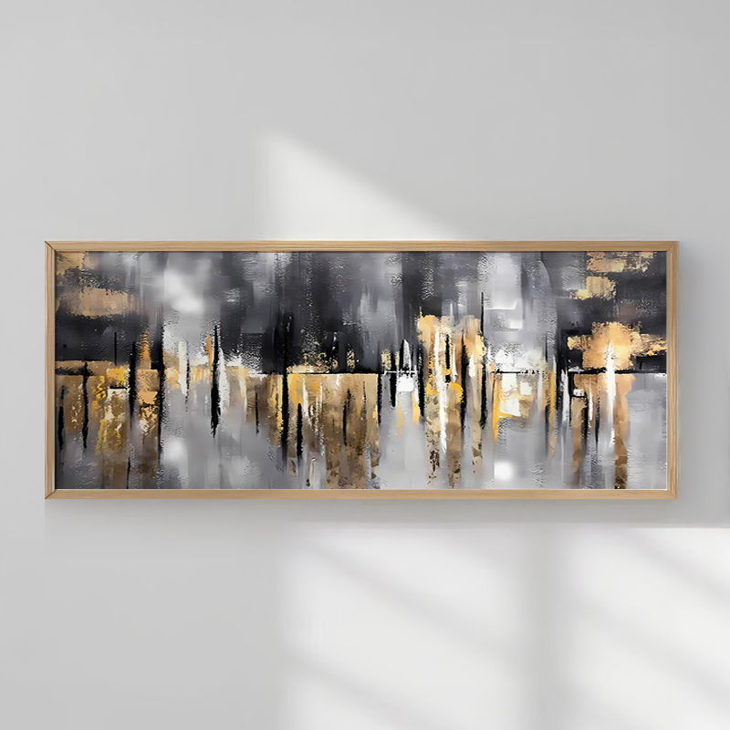 Art muri në kornizë Goldery pakoworld me printim dixhital 120x2x50cm
