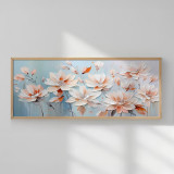 Art muri në kornizë Flowery pakoworld me print dixhital 120x2x50cm