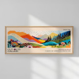 Art muri në kornizë Garby pakoworld me print dixhital 70x2x33cm