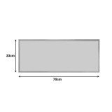 Art muri në kornizë Waver pakoworld me print dixhital 70x2x33cm