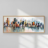 Art muri në kornizë Teria pakoworld me print dixhital 70x2x33cm