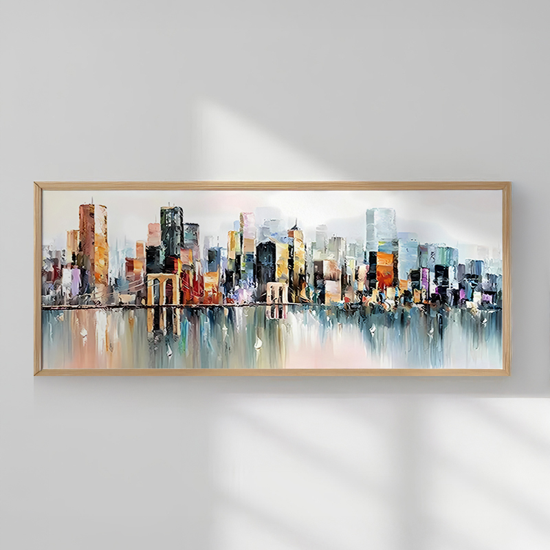 Art muri në kornizë Teria pakoworld me print dixhital 70x2x33cm