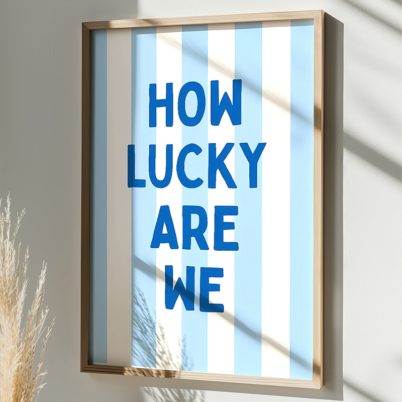 Art muri në kornizë Luckely pakoworld me print dixhital 50x2x70cm