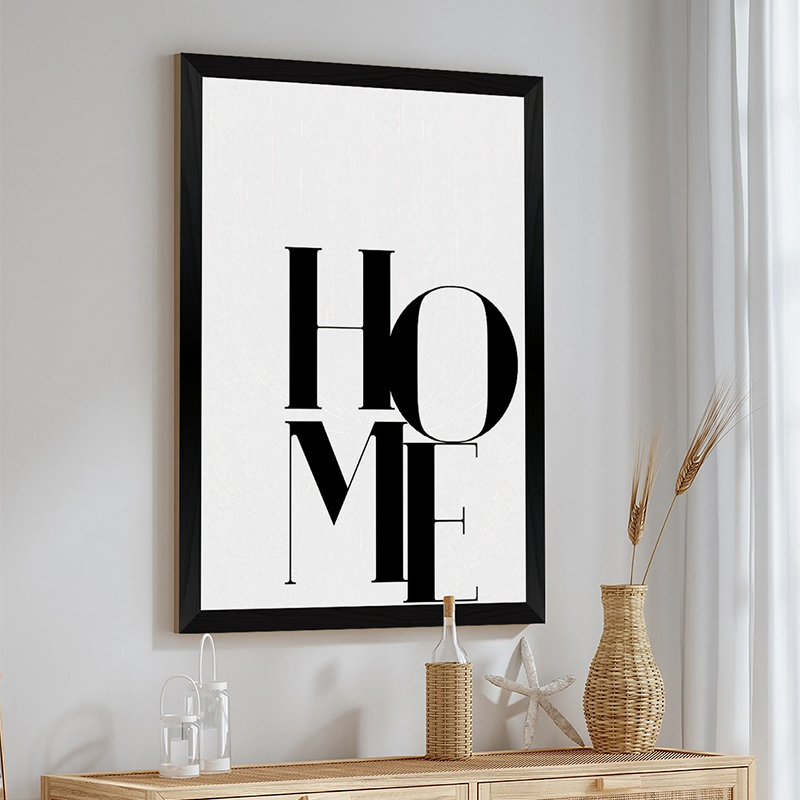 Art muri në kornizë Orya pakoworld me print dixhital 33x1.5x48cm