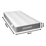 Dyshek Dreamer pakoworld me susta xhepi me dy anë 20cm 90x190cm