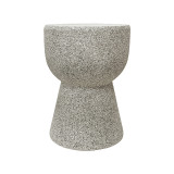 Tavolinë anësore Efria pakoworld ekru MGO D33x46cm