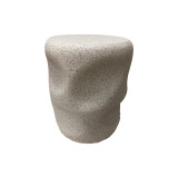 Tavolinë anësore Ardin pakoworld ekru MGO D39.5x49.5cm