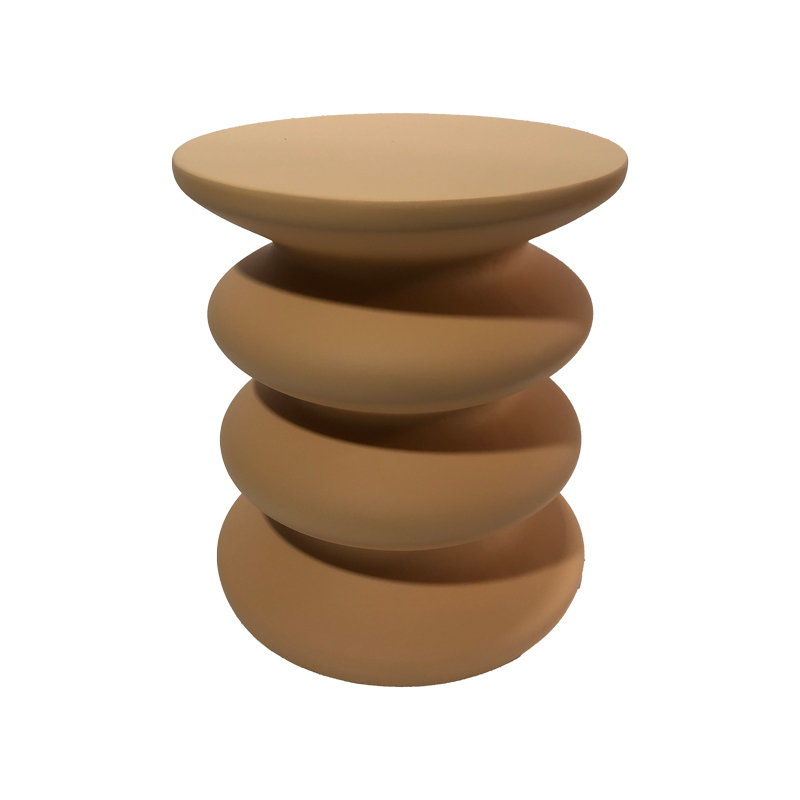 Tavolinë anësore Jonne pakoworld terrakote MGO D40x46cm