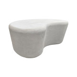 Tavolinë kafeje Fedris pakoworld mdf e bardhë 80x70x34cm