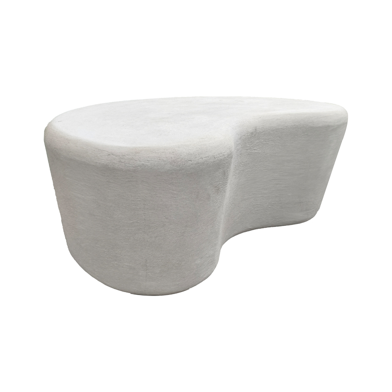 Tavolinë kafeje Fedris pakoworld mdf e bardhë 80x70x34cm