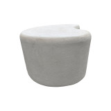 Tavolinë kafeje Fedris pakoworld mdf e bardhë 80x70x34cm