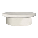 Tavolinë kafeje Herona pakoworld mdf e bardhë 100x60x34cm