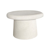Tavolinë kafeje Herona pakoworld mdf e bardhë D60x40cm