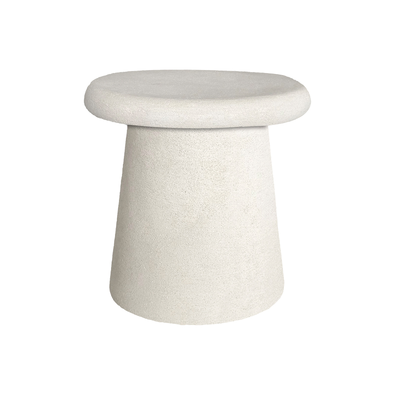 Tavolinë kafeje Herona pakoworld mdf e bardhë D50x48cm