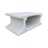 Tavolinë kafeje Nafel pakoworld mdf e bardhë 120x60x45cm
