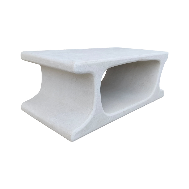 Tavolinë kafeje Nafel pakoworld mdf e bardhë 120x60x45cm