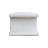 Tavolinë kafeje Nafel pakoworld mdf e bardhë 120x60x45cm