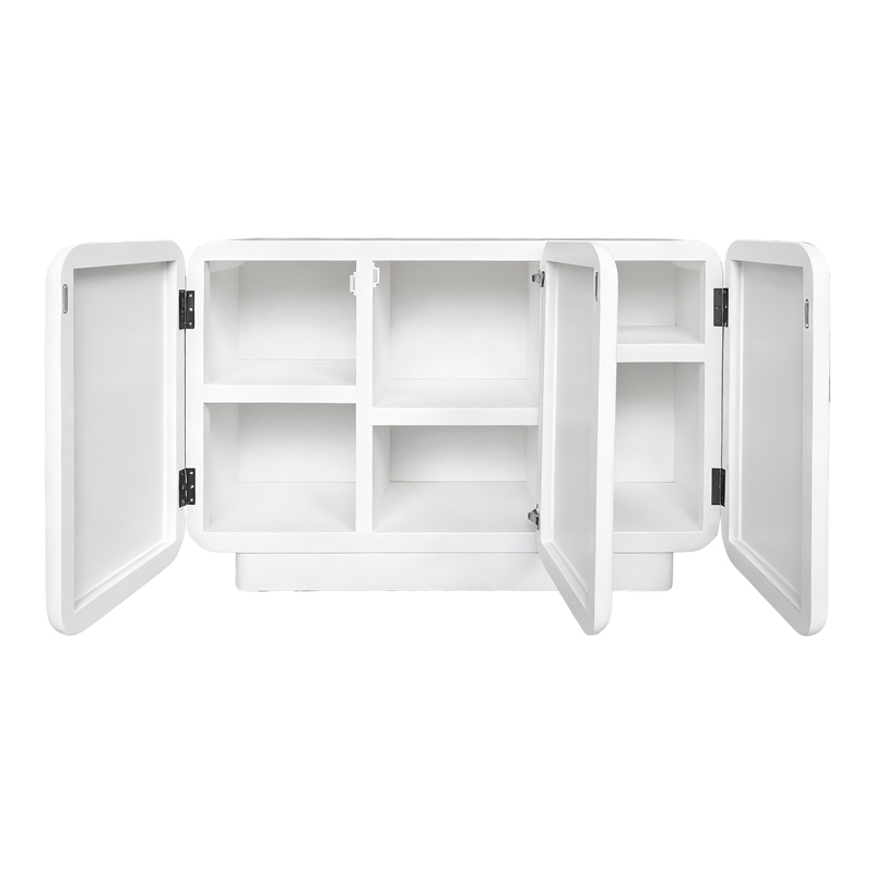 Bufe Kooldio pakoworld mdf i bardhë 120x37.5x69cm